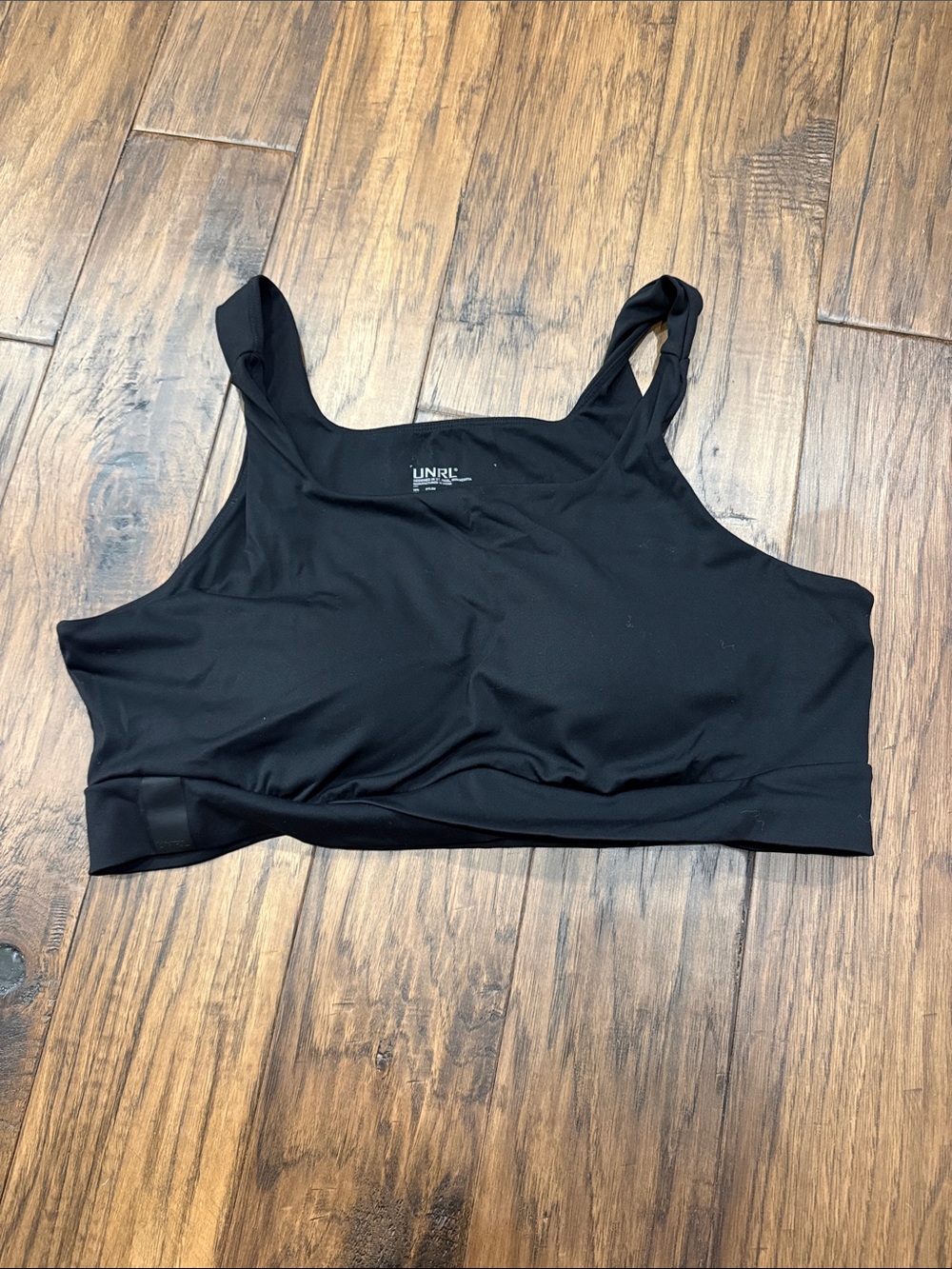 Black UNRL Sports Bra Padded Top - Women's Intimates